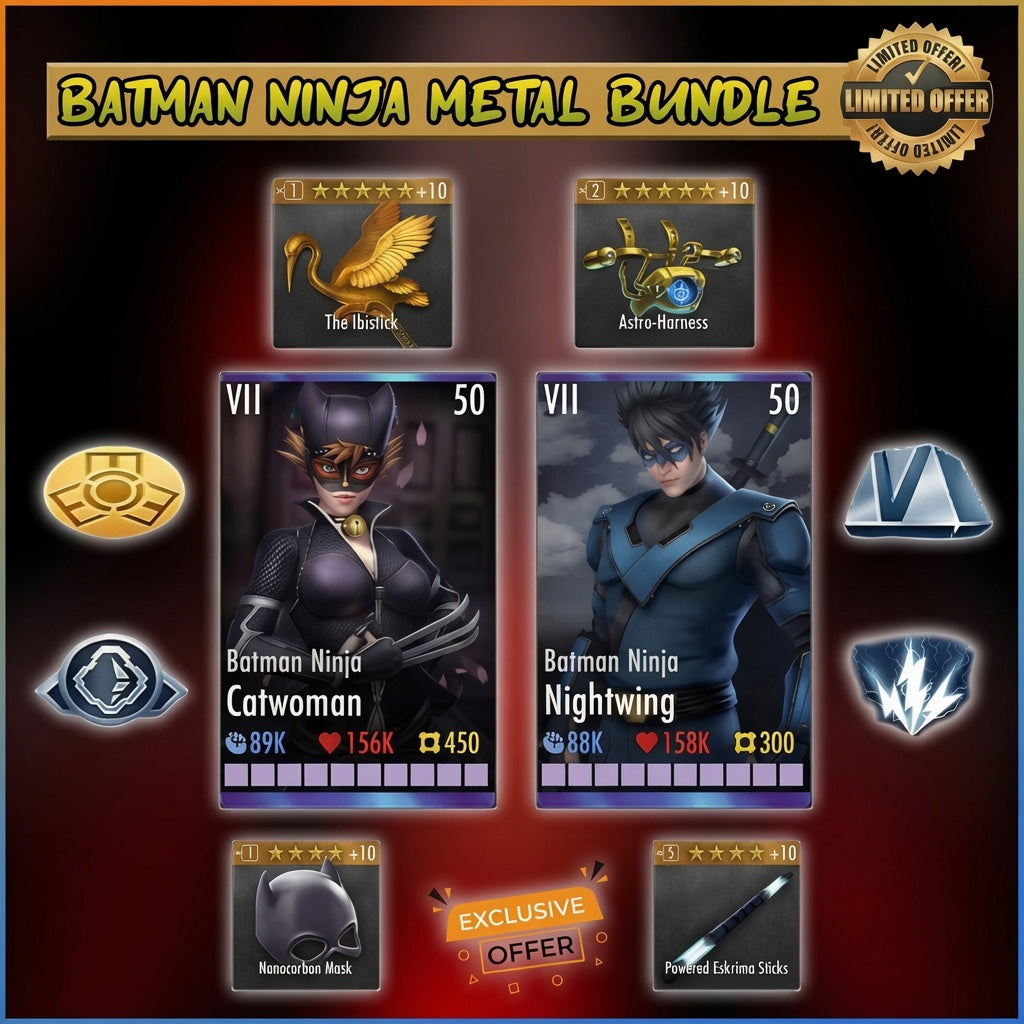 ✄ Batman Ninja Metal Bundle