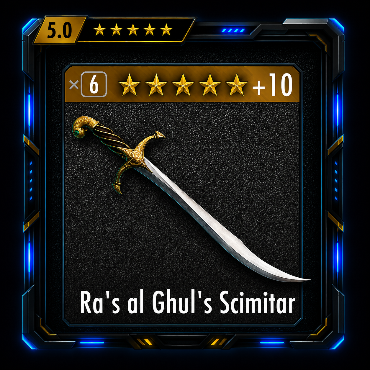 ✄ Ra's Al Ghul's Scimitar