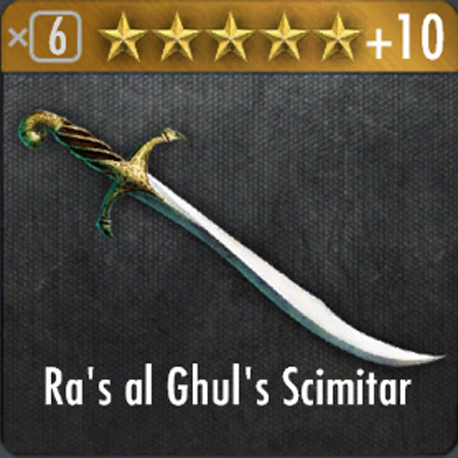 ✄ Ra's Al Ghul's Scimitar