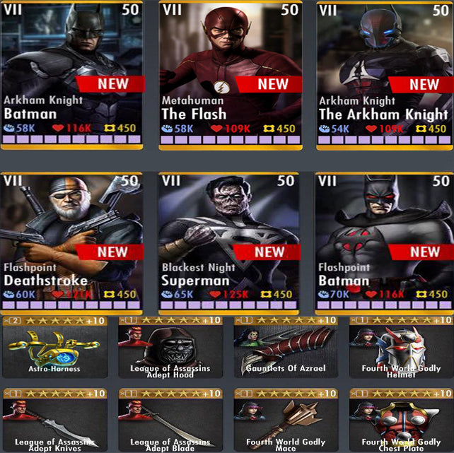 ✄ Account Maxed Out All Characters (Full Maxed Gear)