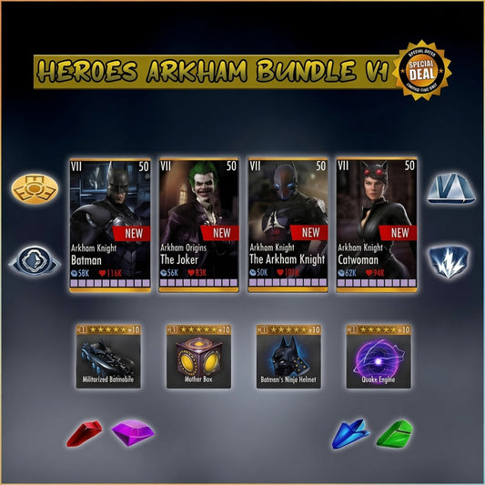 ✄ Heroes Arkham Bundle V1