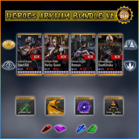 ✄ Heroes Arkham Bundle V2