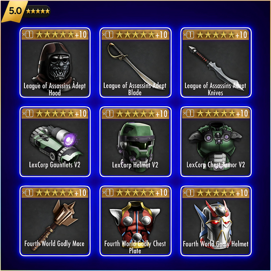 ✄ LOA + LEXCORP + FOURTH WORLD GEAR SET BUNDLE