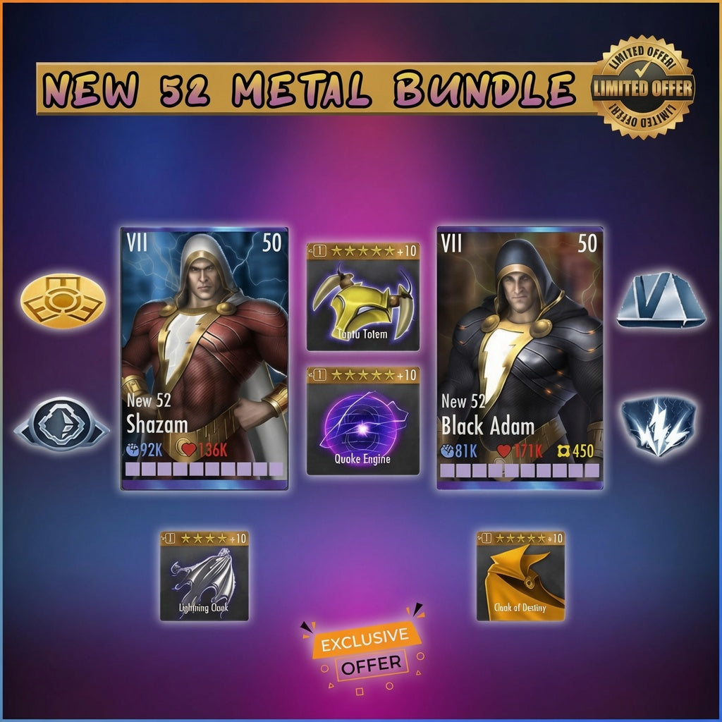 ✄ New 52 Metal Bundle